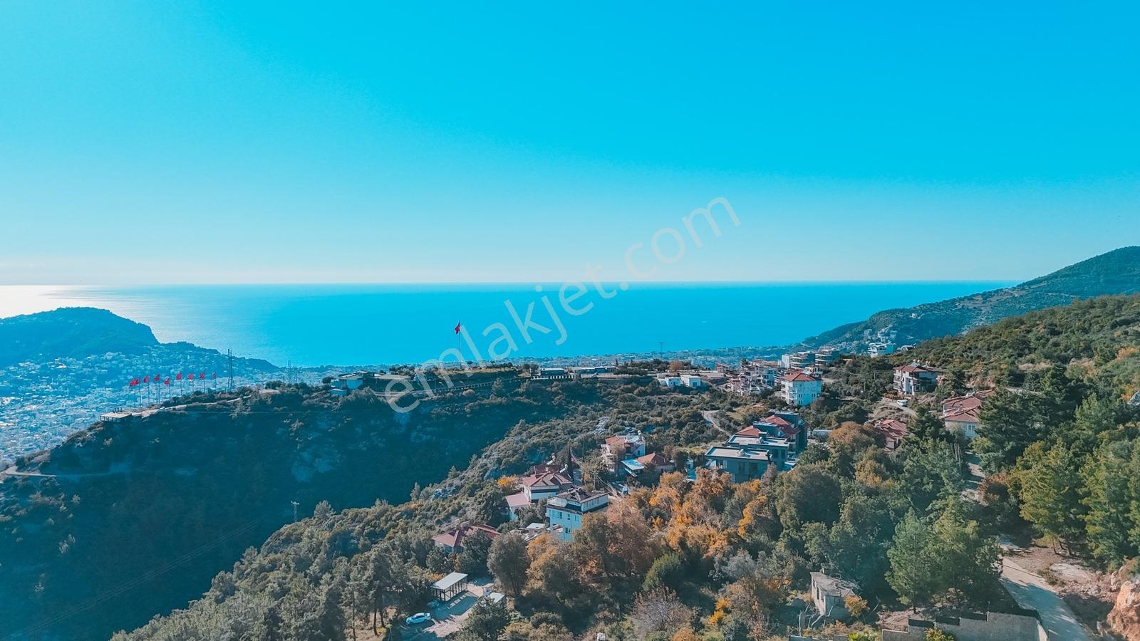 Alanya Büyükhasbahçe'De Deniz Manzaralı 1313M² Satılık Arsa