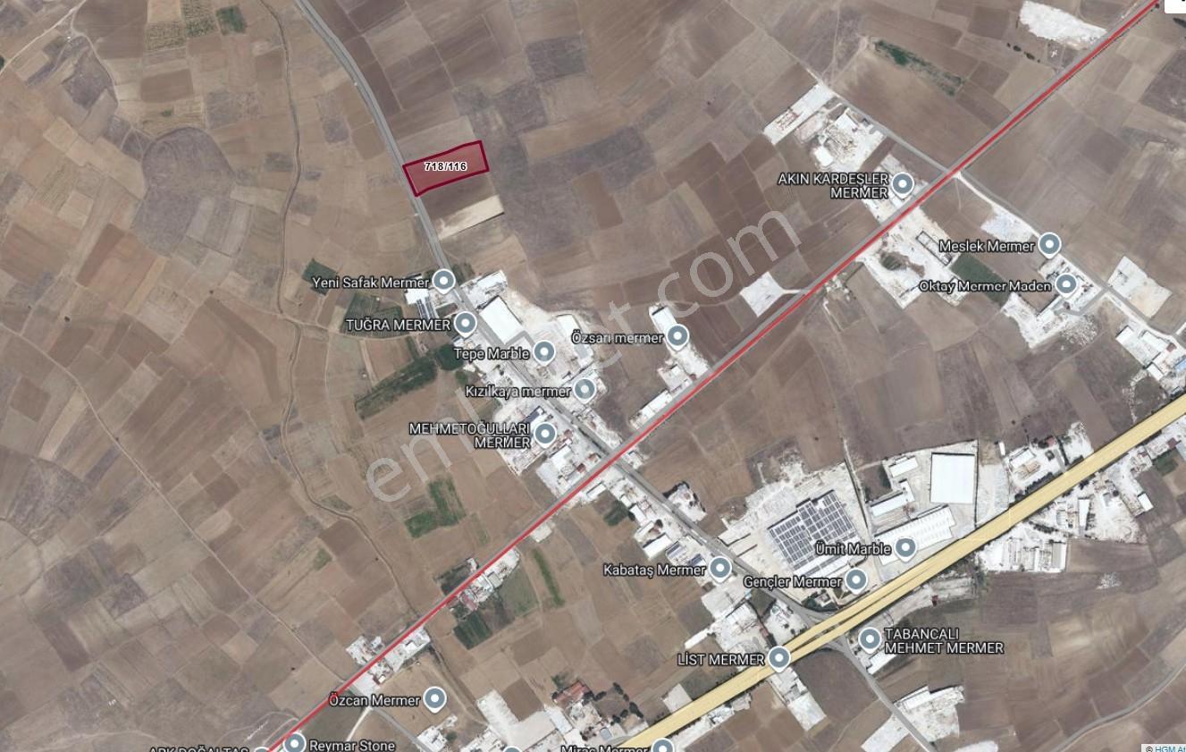 İdeal'den İscehisar Çalışlar Yoluna Sıfır Satılık 8172m² Arazi — fotoğraf 2