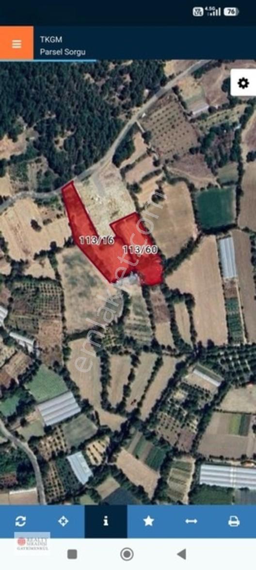 Bahçe Tapulu. 8700 M2 Verimli Arazi.