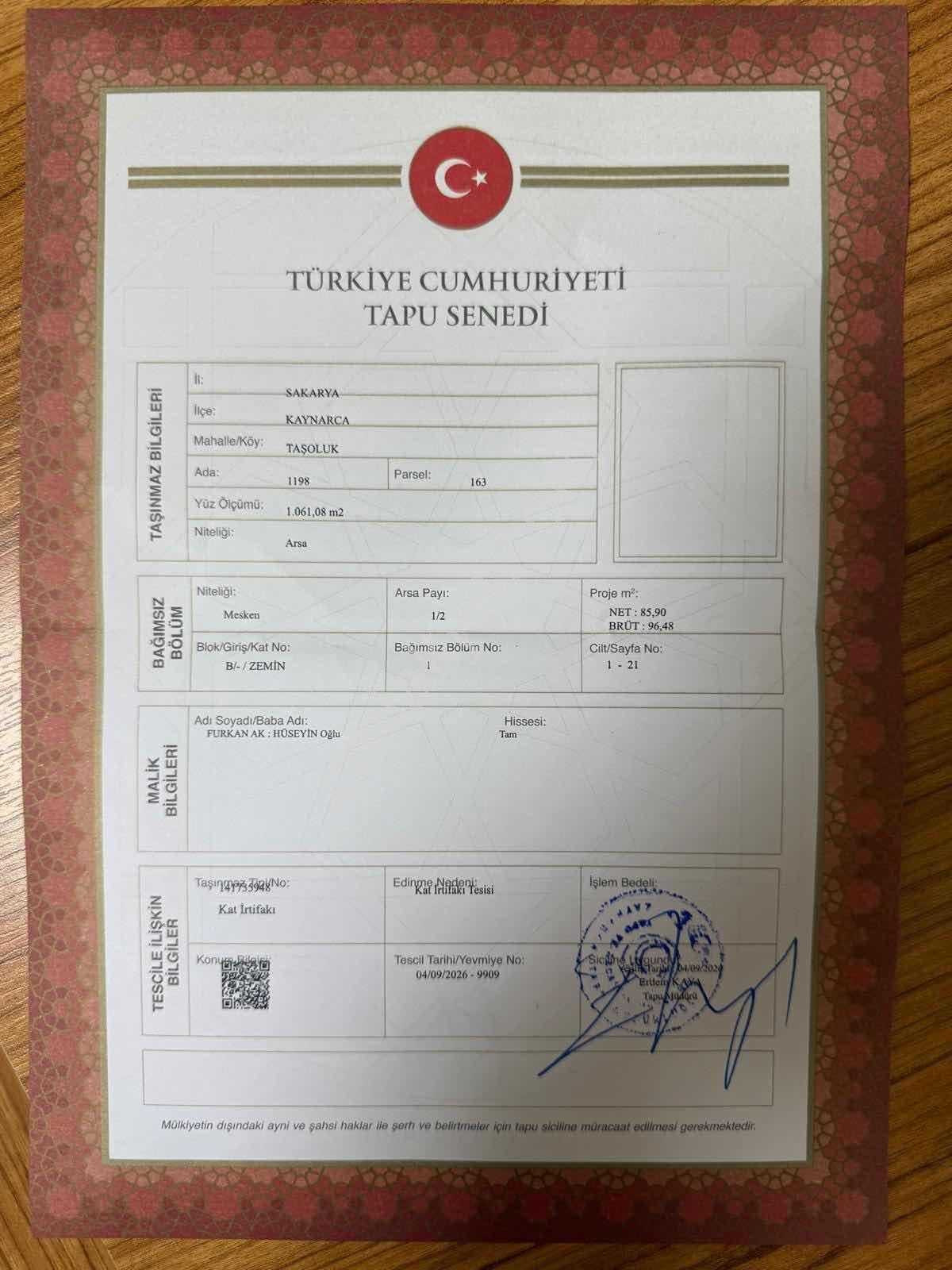 650 M2 Arsa Projeli Ruhsatlı Hemen Evini Yap — fotoğraf 4