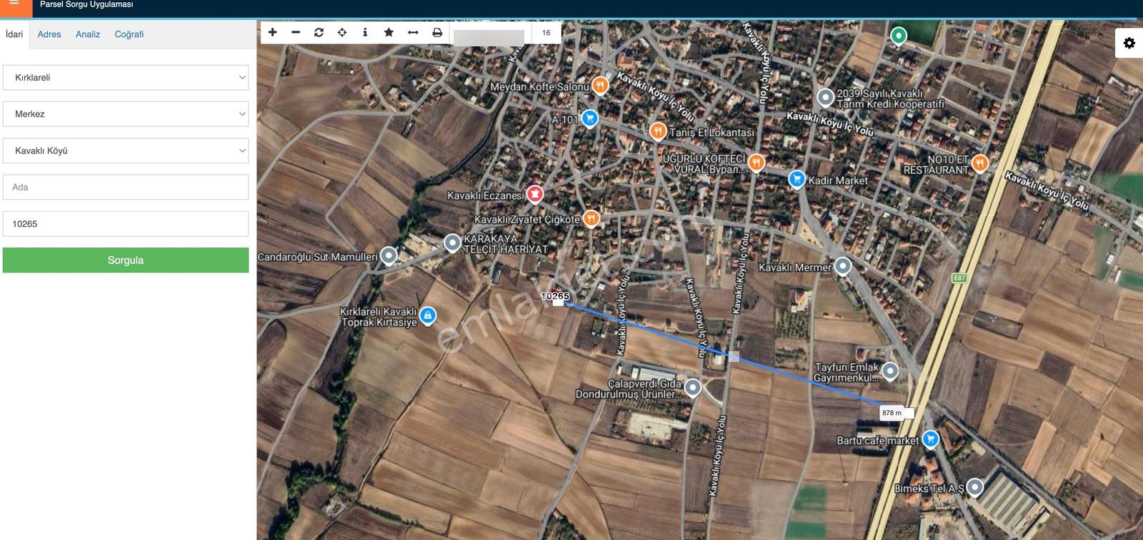 Kavaklı Beldesinde Satılık Doğalgaz Altyapılı 370 M2 Arsa — fotoğraf 4
