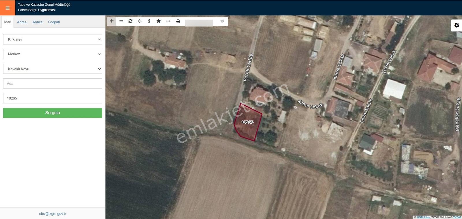 Kavaklı Beldesinde Satılık Doğalgaz Altyapılı 370 M2 Arsa — fotoğraf 5