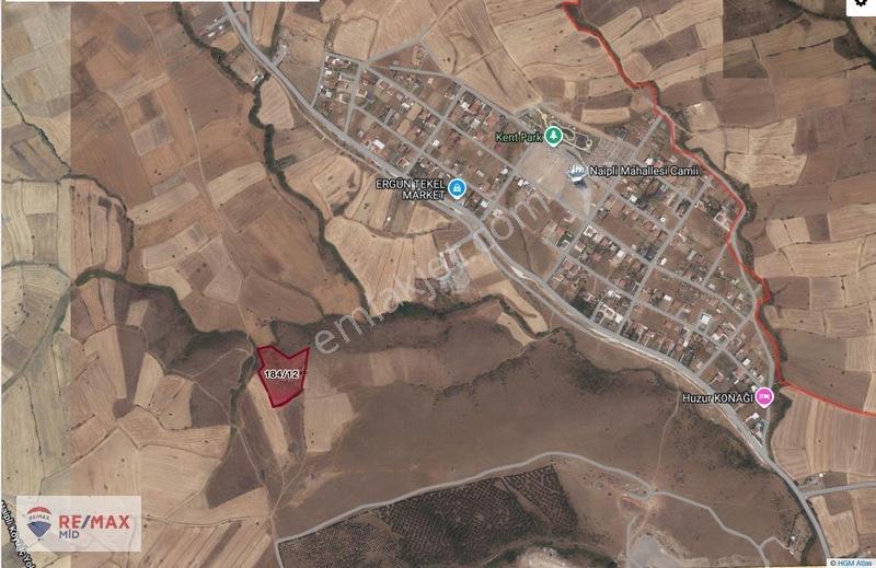 Remax Mid Karesi/ Naipli Kent Park Yakını Satılık 10 Dönüm Tarla — fotoğraf 3