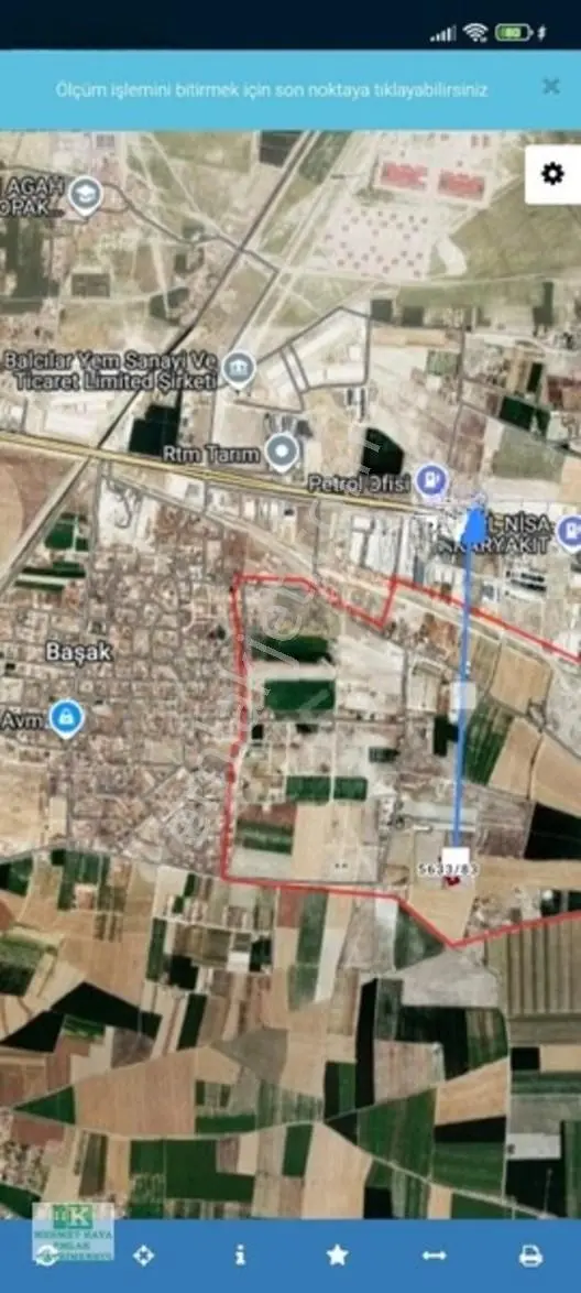 Karatay Başak'ta 5.000 M² Tarımsal & Besihane İmarlı Arsa — fotoğraf 2