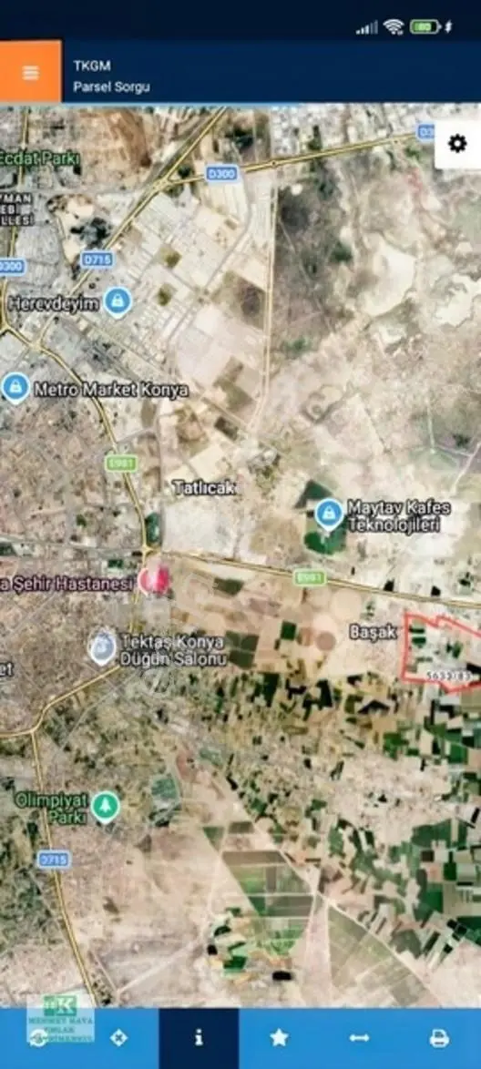 Karatay Başak'ta 5.000 M² Tarımsal & Besihane İmarlı Arsa — fotoğraf 3