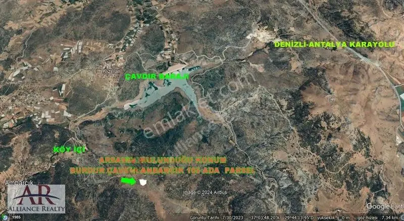 Burdur Çavdır Ambarcık'Ta Göl Manzaralı, Su Kuyulu, Yol Üstü Tar