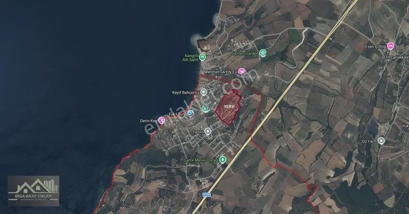 Çanakkale Merkez Yapıldak Deniz Manzaralı Satılık Arazi — fotoğraf 6