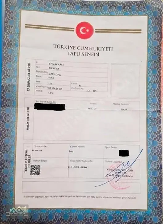 Çanakkale Merkez Yapıldak Deniz Manzaralı Satılık Arazi — fotoğraf 7