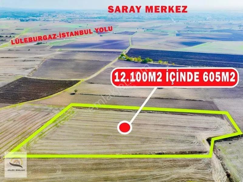 Saray Merkeze Ve Ana Yoluna Yakın 605 M2 Tapulu Satılık Tarla — fotoğraf 2
