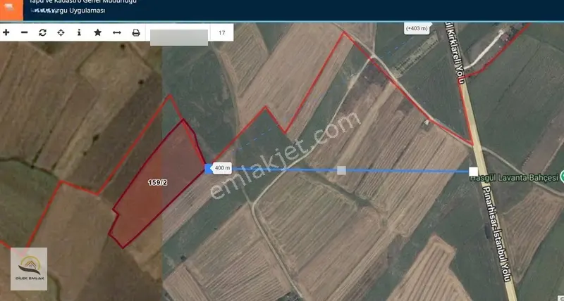 Saray Merkeze Ve Ana Yoluna Yakın 605 M2 Tapulu Satılık Tarla — fotoğraf 5