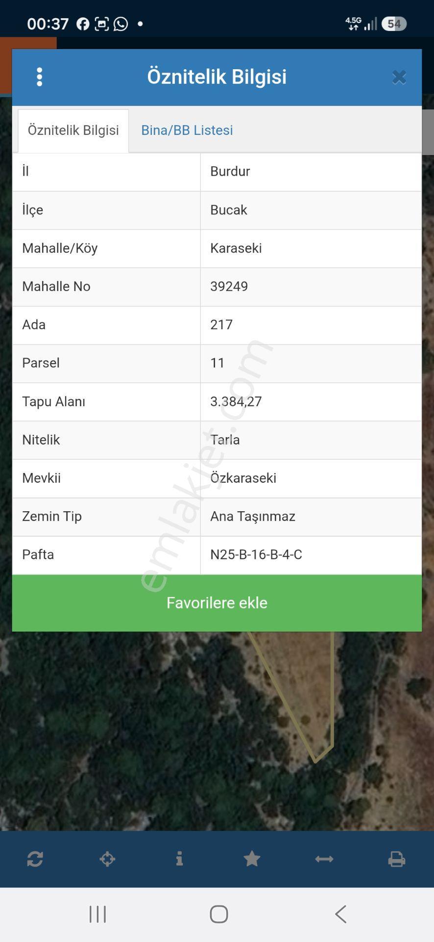 Bucak Karaseki’de 3.380 M² Arazi — fotoğraf 7