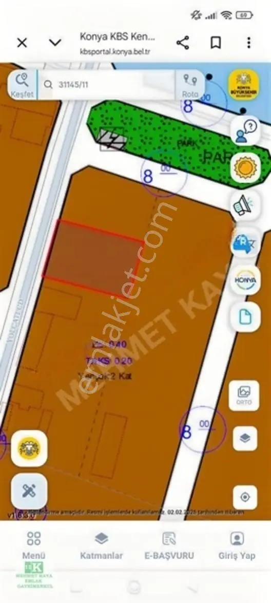 İstiklal Mahallesinde Satılık Villalık Arsa — fotoğraf 2