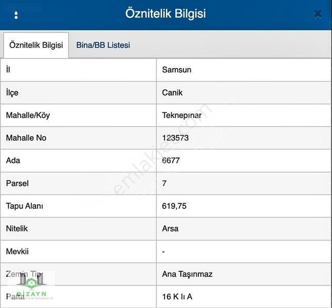 Canik Teknepınar'da 620m² 6 Kata İmar'lı Satılık Arsa — fotoğraf 12