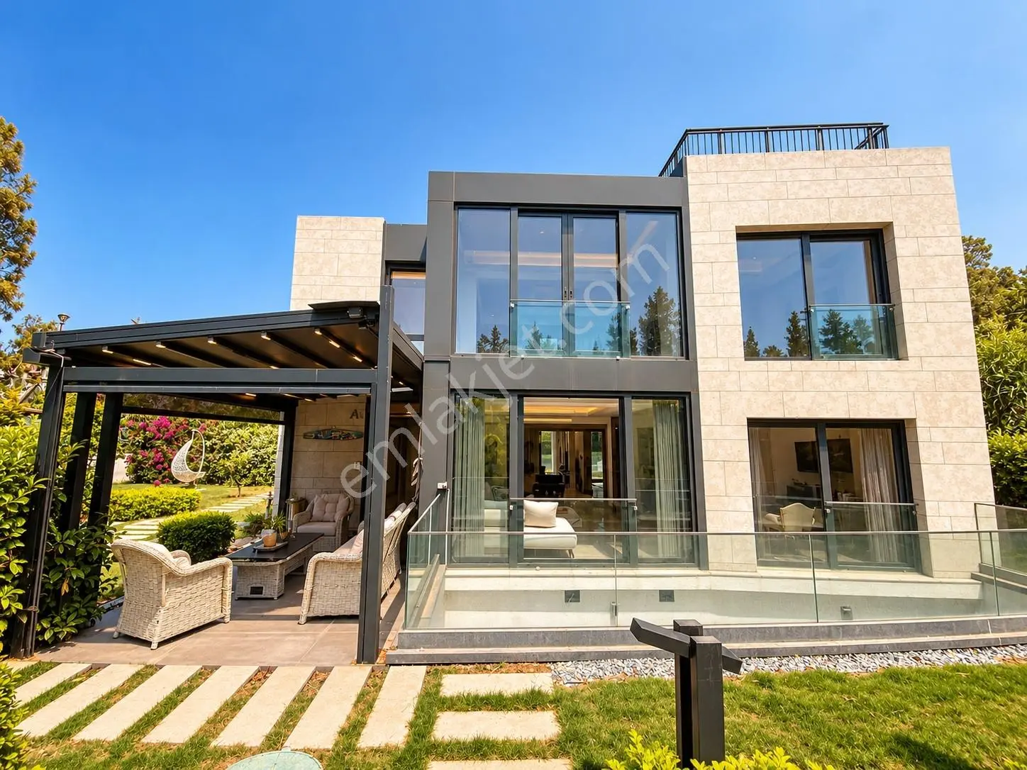 Bodrum,akyarlar'da,denize Sıfır,özel Plajlı,4+1,bahçeli,villa — fotoğraf 3