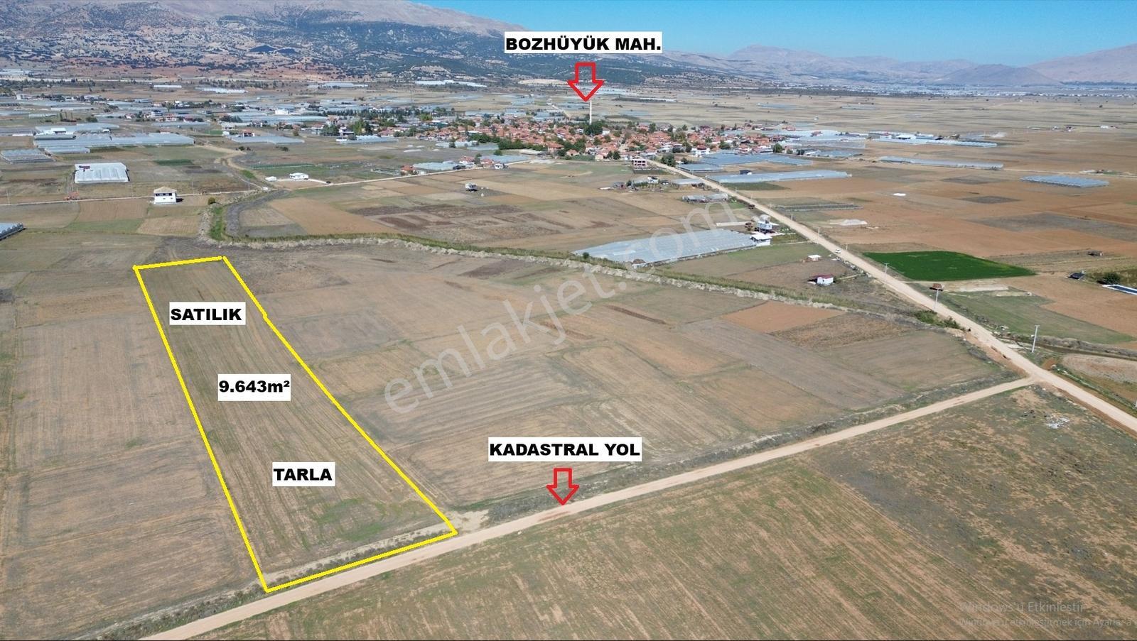 Vip Gayrimenkul'den Bozhüyük Mah. Yol Cepheli 9.643m² Tarla — fotoğraf 5