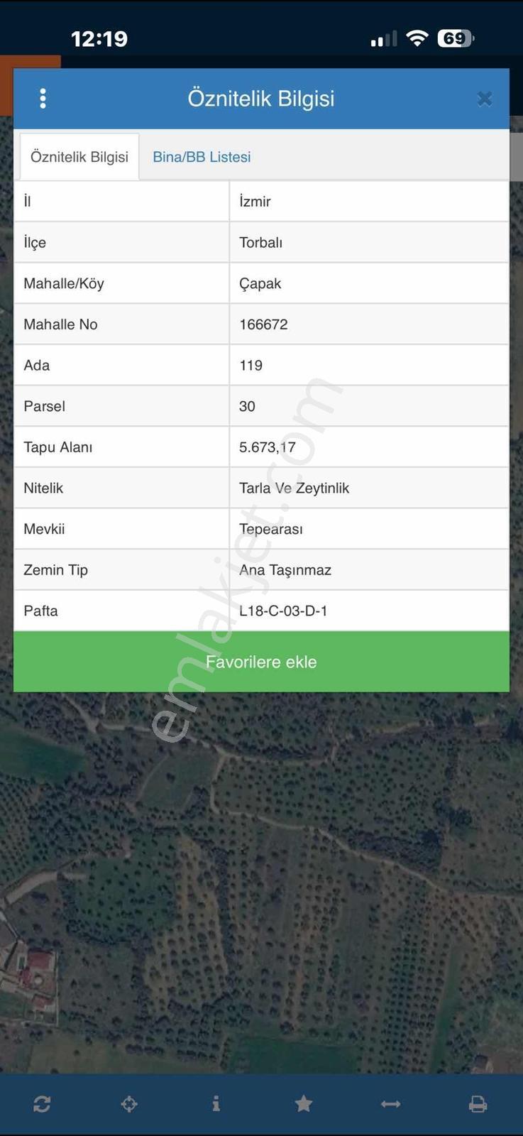 Torbalı Çapakda 1134 M2 Satılık Bahçe — fotoğraf 9