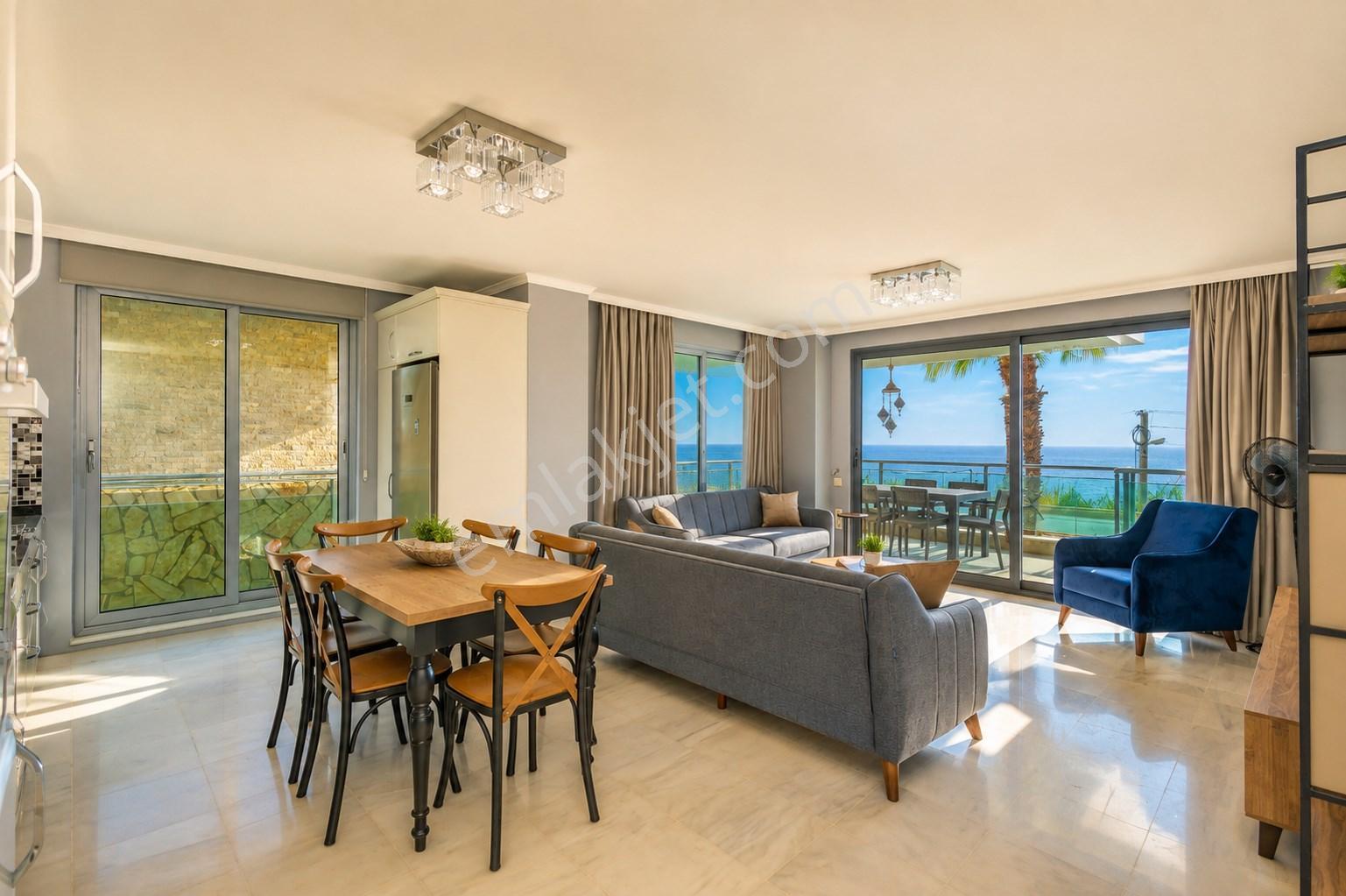 Alanya Kargıcakta 2+1 Denize Sıfır Full Deniz Manzaralı Daire — fotoğraf 2