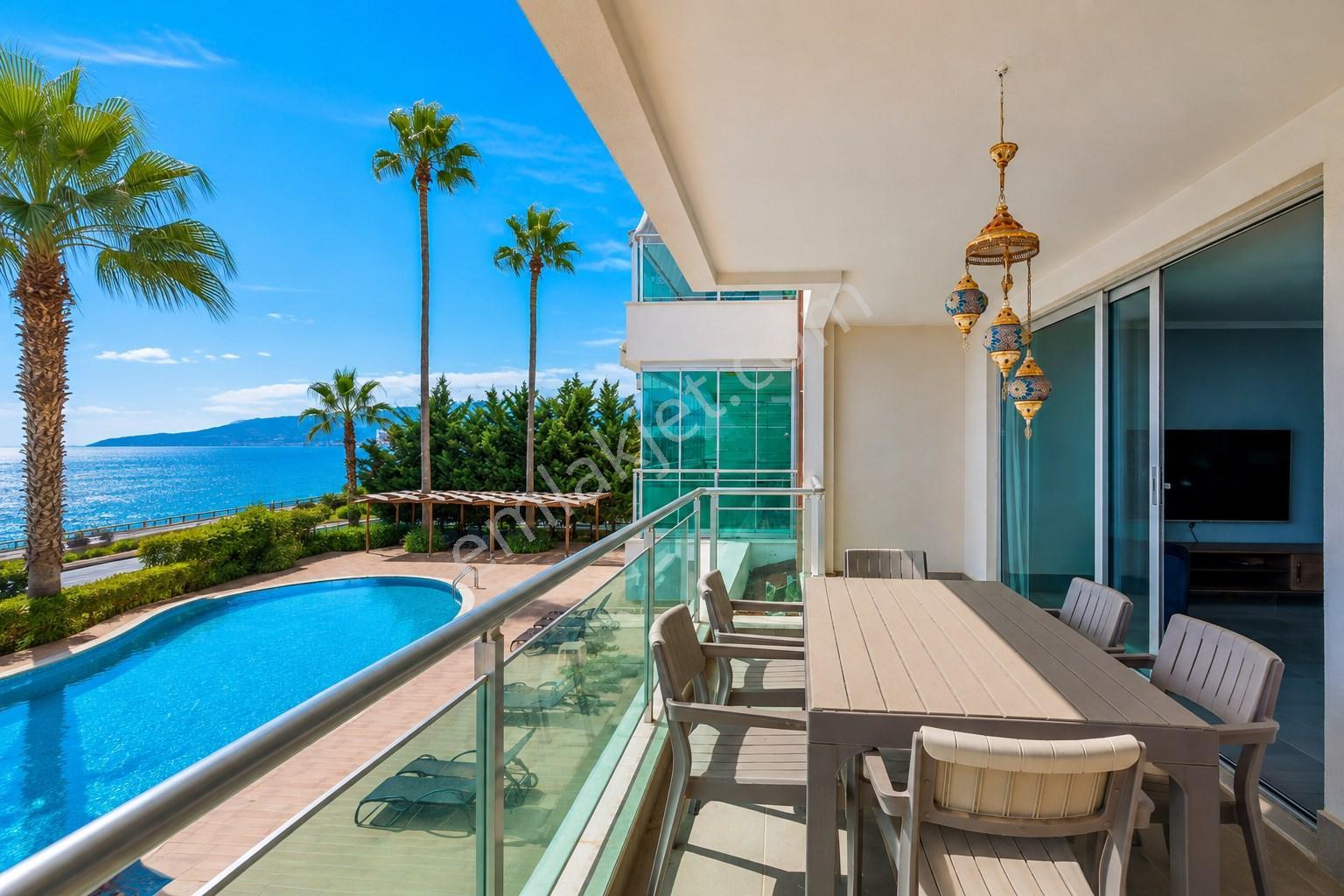 Alanya Kargıcakta 2+1 Denize Sıfır Full Deniz Manzaralı Daire — fotoğraf 5
