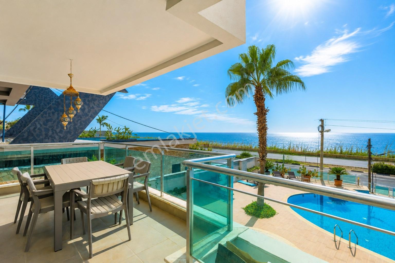 Alanya Kargıcakta 2+1 Denize Sıfır Full Deniz Manzaralı Daire — fotoğraf 6