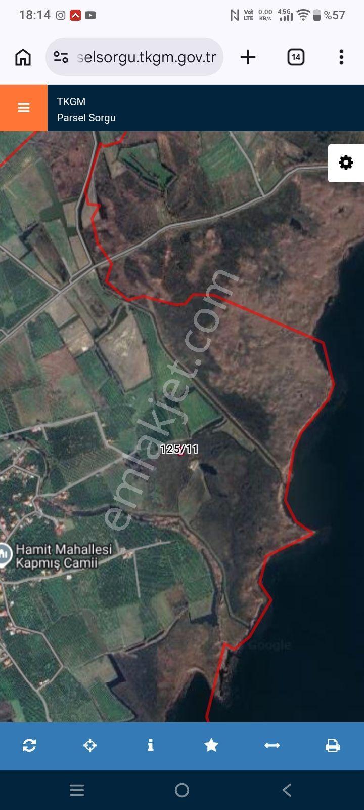 Muğla Köyceğiz Hamitte 397 M Göl Kenari Müstakil Arsa — fotoğraf 2