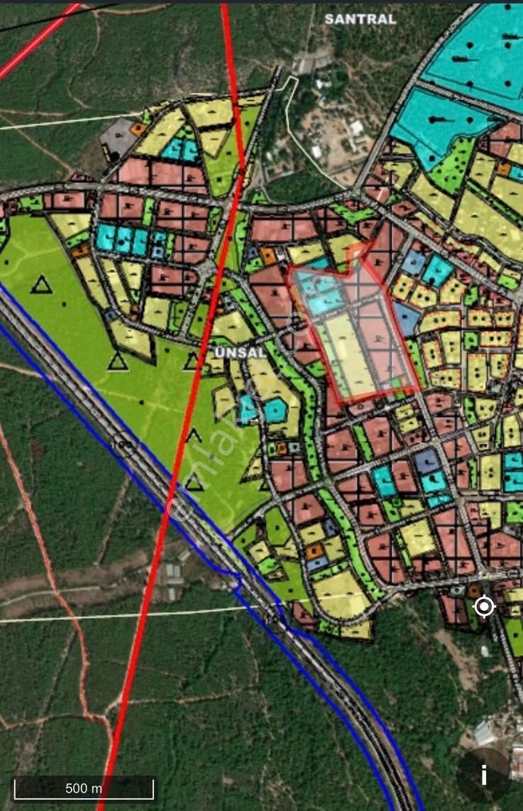 Antalya Kepez Ünsal'da 1.659 M² Yola Cepheli Yatırımlık Arazi — fotoğraf 2