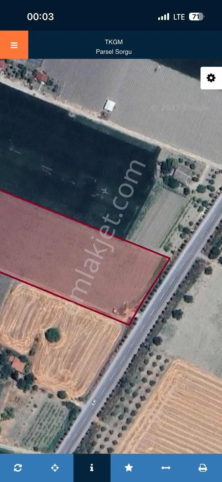 Ana Asfalta 62 Mt Cepheli | Elektrik + Su | Ruhsatlı Sondaj