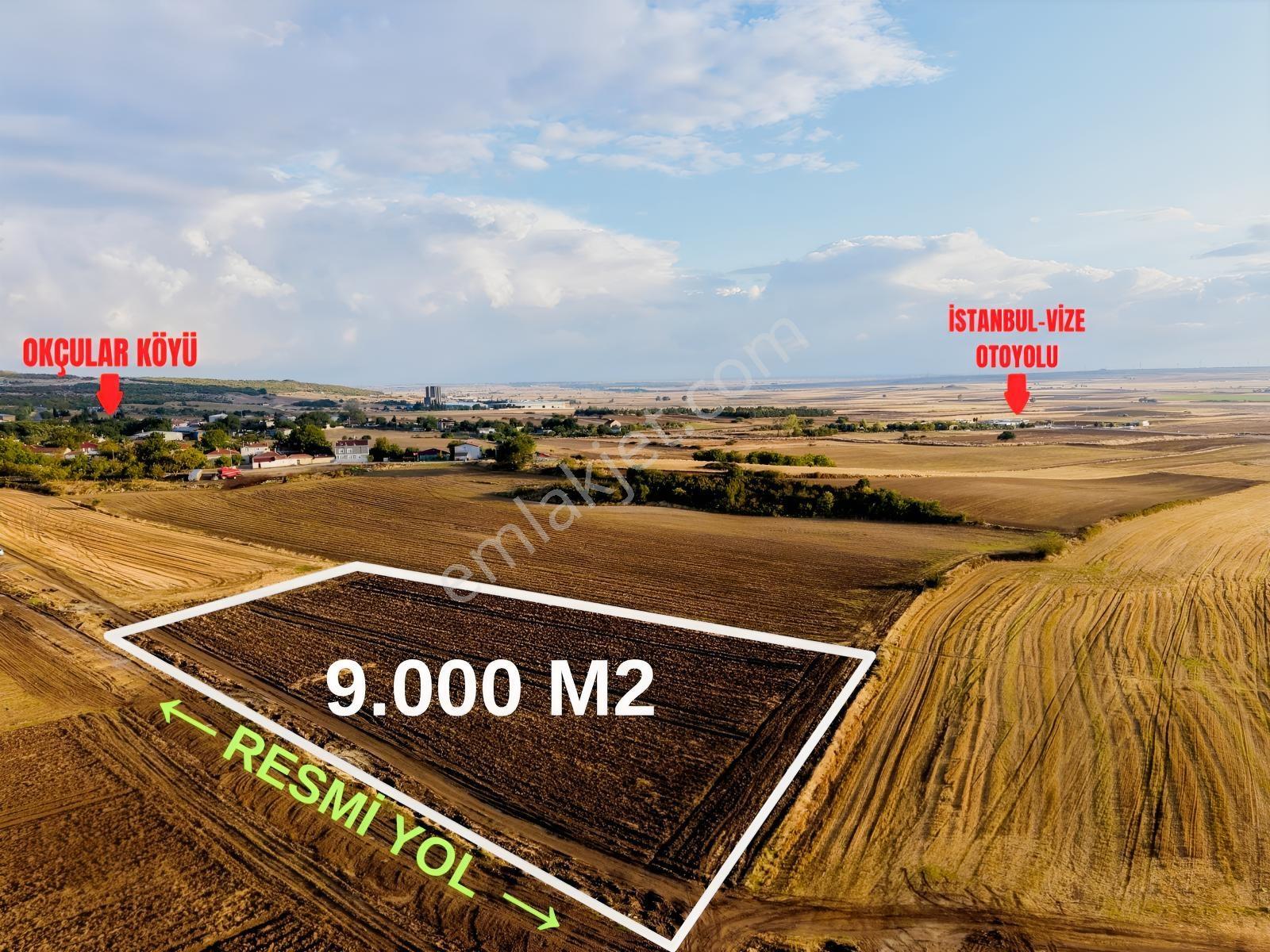 Okçular Köyünde İmar Sınırında 9.000 M2 Satılık Tek Tapu Tarla — fotoğraf 4
