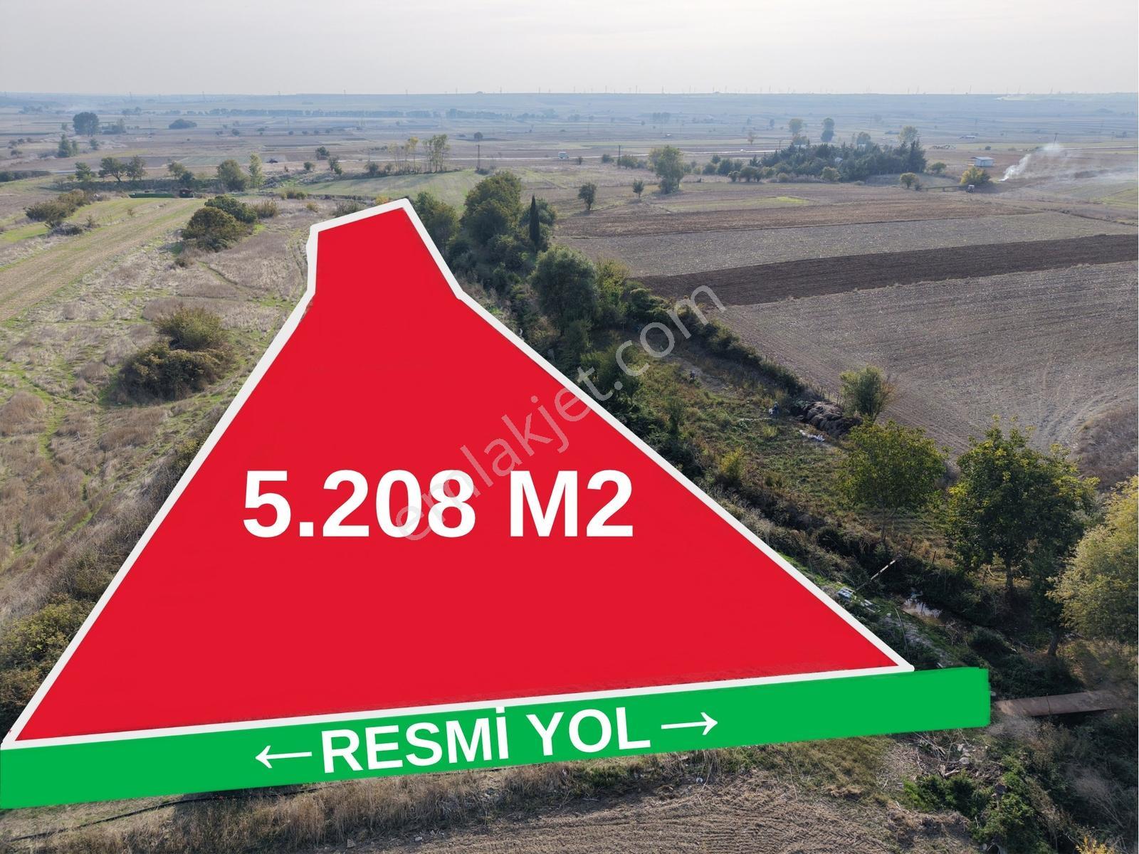 Vize Evrenlide Fabrika Yanında 5.208 M2 Tek Tapu Satılık Tarla