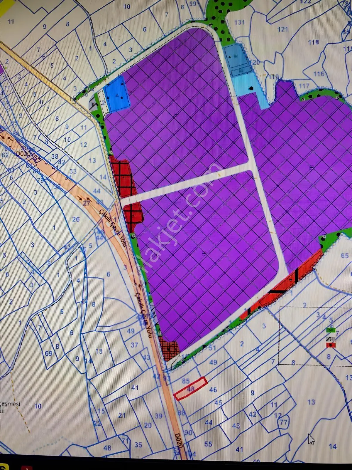 Vize Çakıllıda Osb Hemen Yanında 2.213 M2 Tek Tapu Satılık Arazi — fotoğraf 4