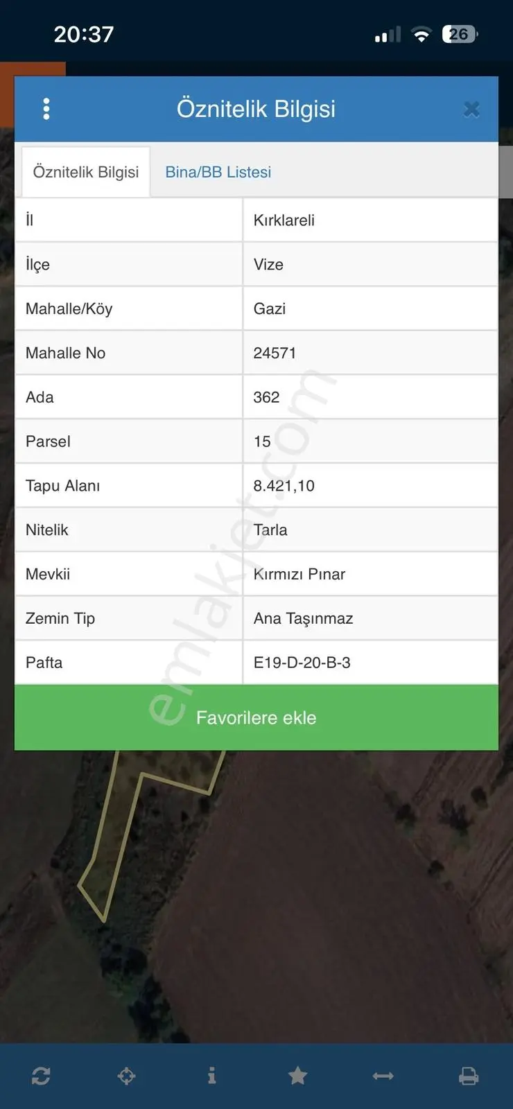 Vize Gazi Mah.içinde 250 Kavak Ağacı Olan Tek Tapu Satılık Tarla — fotoğraf 4