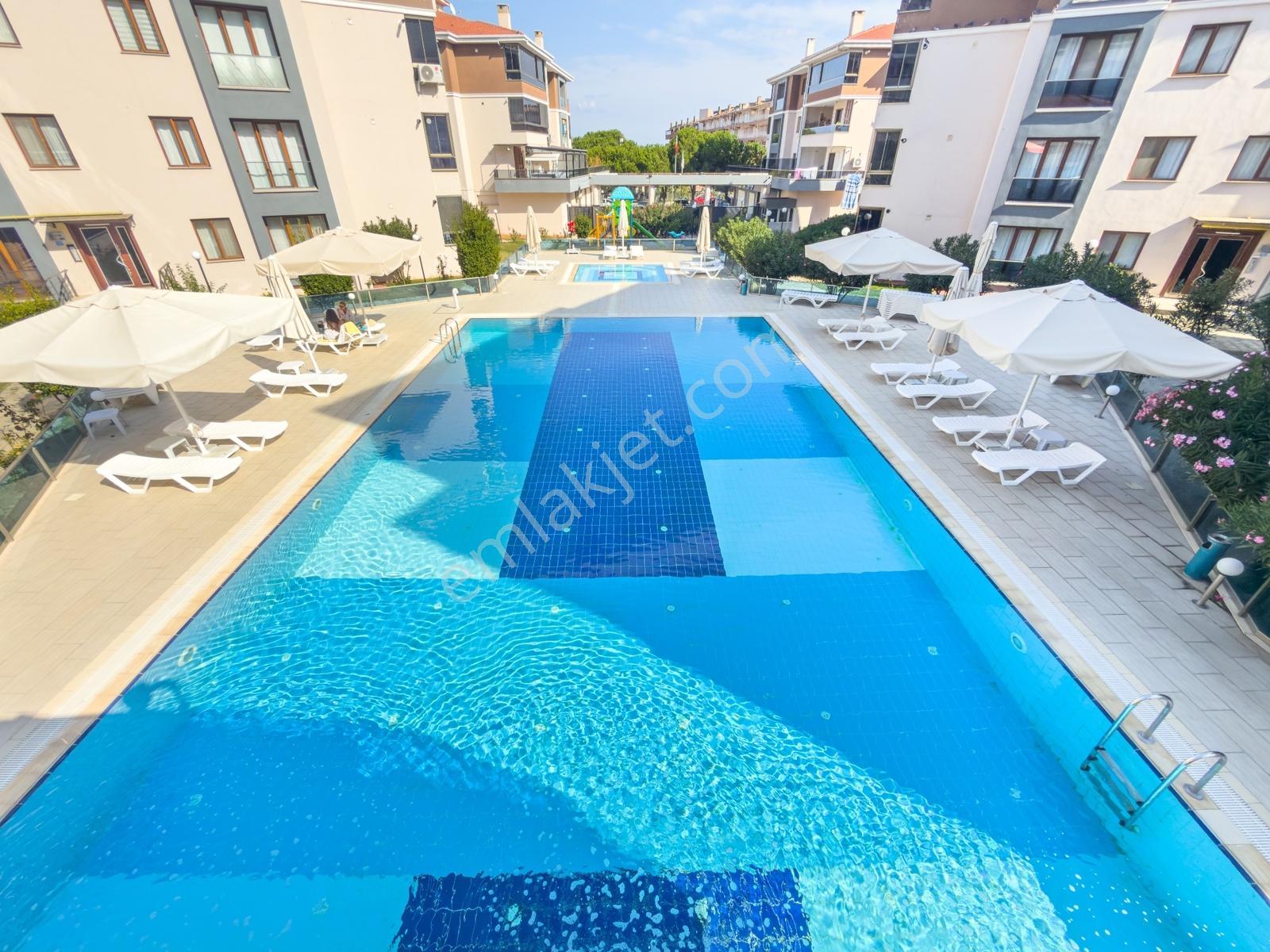 Kumbağ Doğapark Evlerinde Havuz Cephe Eşyalı Satılık 2+1 Daire — fotoğraf 10