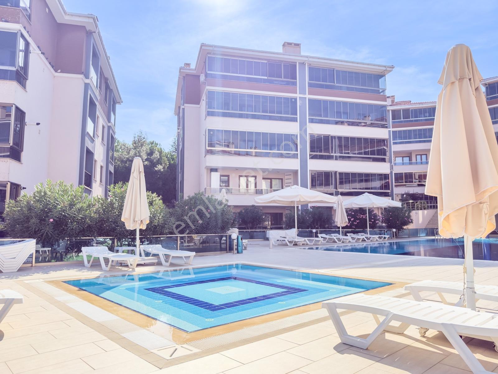 Kumbağ Doğapark Evlerinde Havuz Cephe Eşyalı Satılık 2+1 Daire — fotoğraf 18
