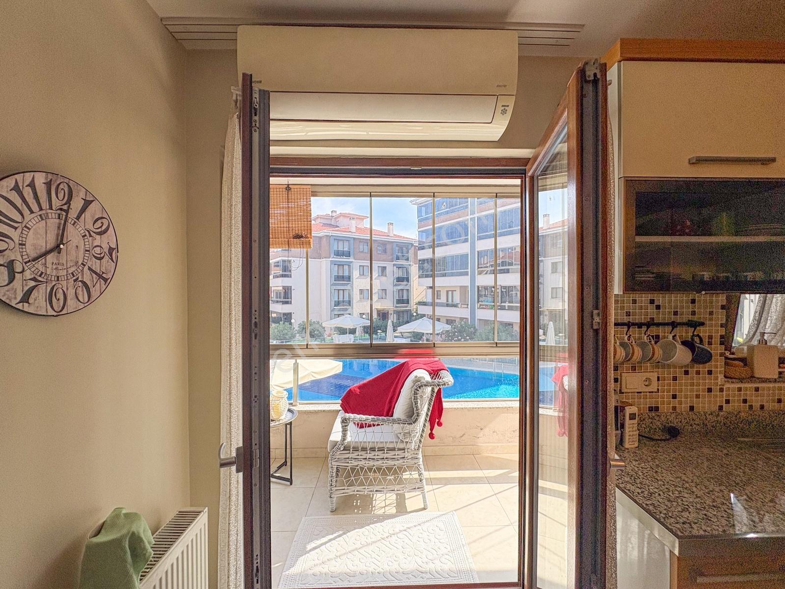 Kumbağ Doğapark Evlerinde Havuz Cephe Eşyalı Satılık 2+1 Daire — fotoğraf 35