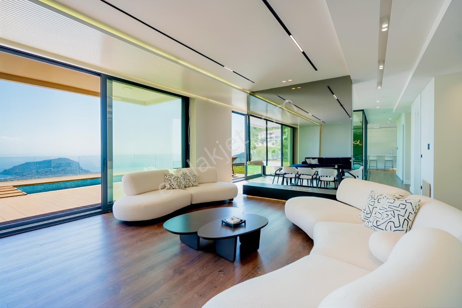 Alanya'nın Zirvesinde Deniz Manzaralı 4+1 Müstakil Yaşam — fotoğraf 11