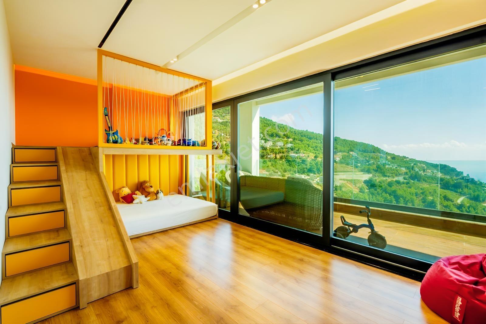 Alanya'nın Zirvesinde Deniz Manzaralı 4+1 Müstakil Yaşam — fotoğraf 29