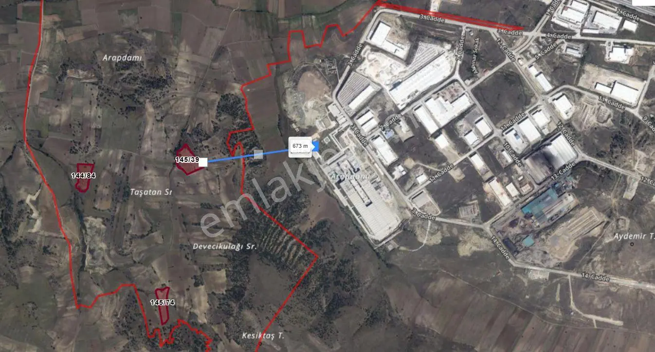 Organize Sanayi Yakını Satılık 10420 M² Tarla — fotoğraf 2