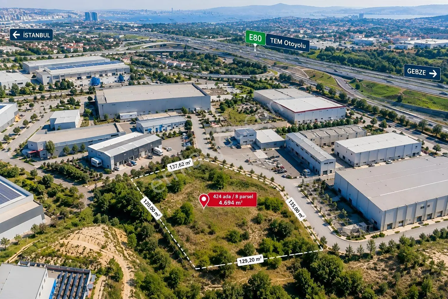 Dilovası Osb'De Hda Lojistik / Depolama 4.694 M² Satılık Arsa