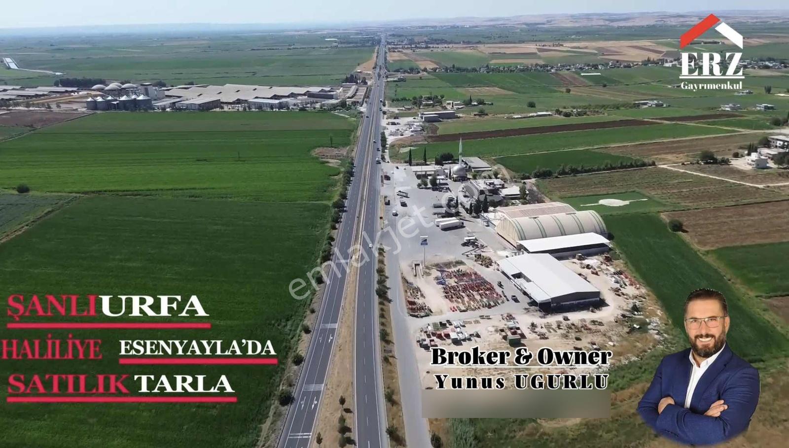 Erzden Şanlıurfa Haliliyede Yola Cepheli 10.150 M² Satılık Ara