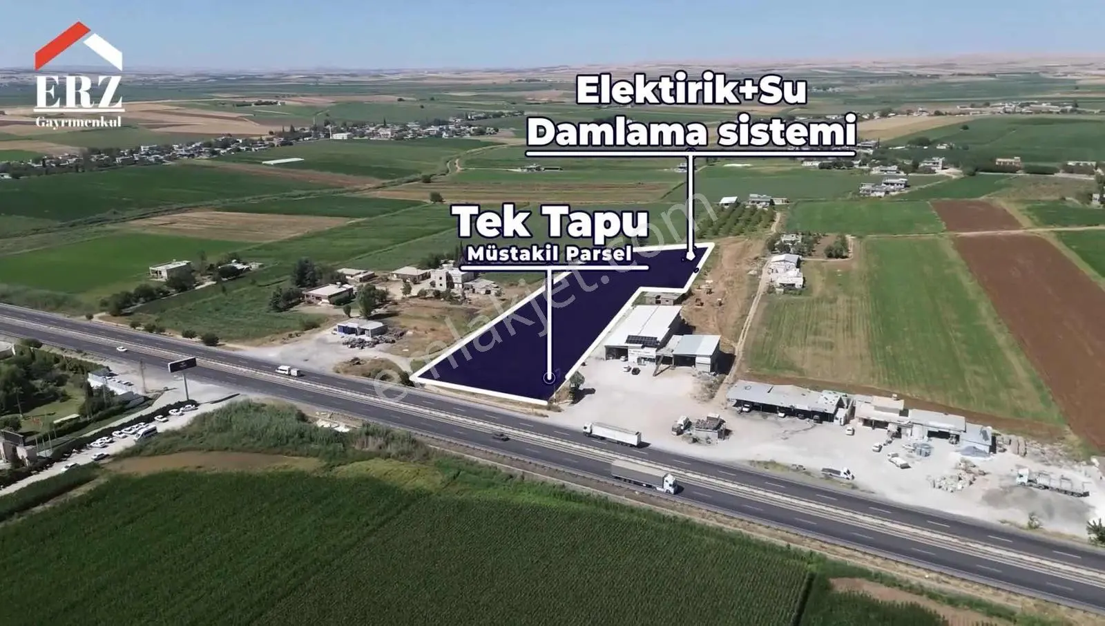 Erzden Şanlıurfa Haliliyede Yola Cepheli 10.150 M² Satılık Ara — fotoğraf 25