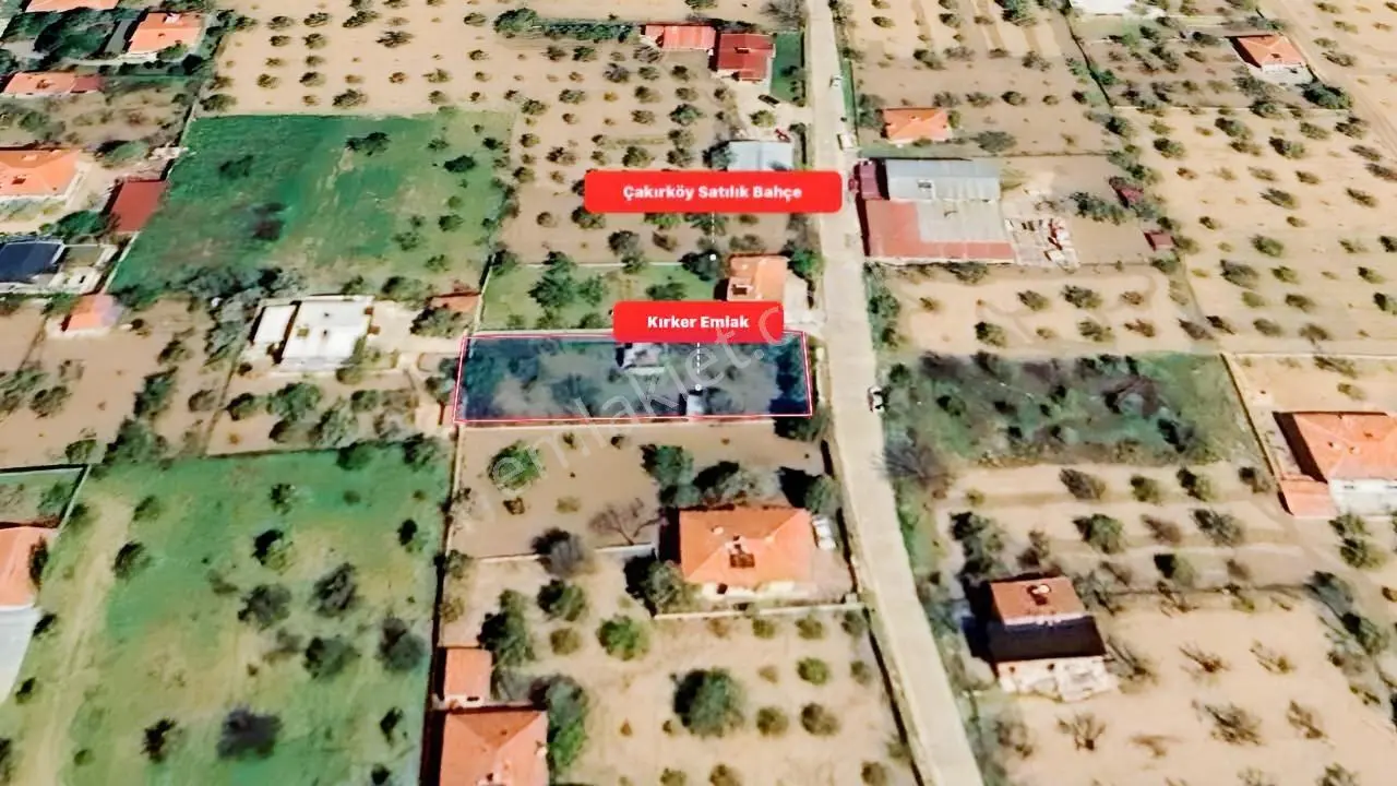 Kırker'Den Çakırköy'De 707 M² Villalık Değerli Satılık Bahçe