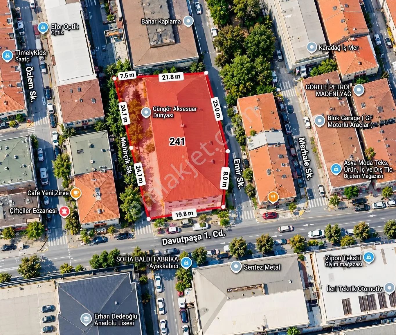 Güngören Davutpaşa'da 1.226 M² Çift Cepheli İmarlı Ticari Arsa — fotoğraf 2