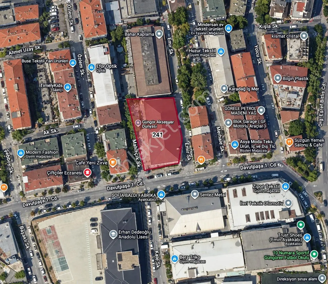Güngören Davutpaşa'da 1.226 M² Çift Cepheli İmarlı Ticari Arsa — fotoğraf 5