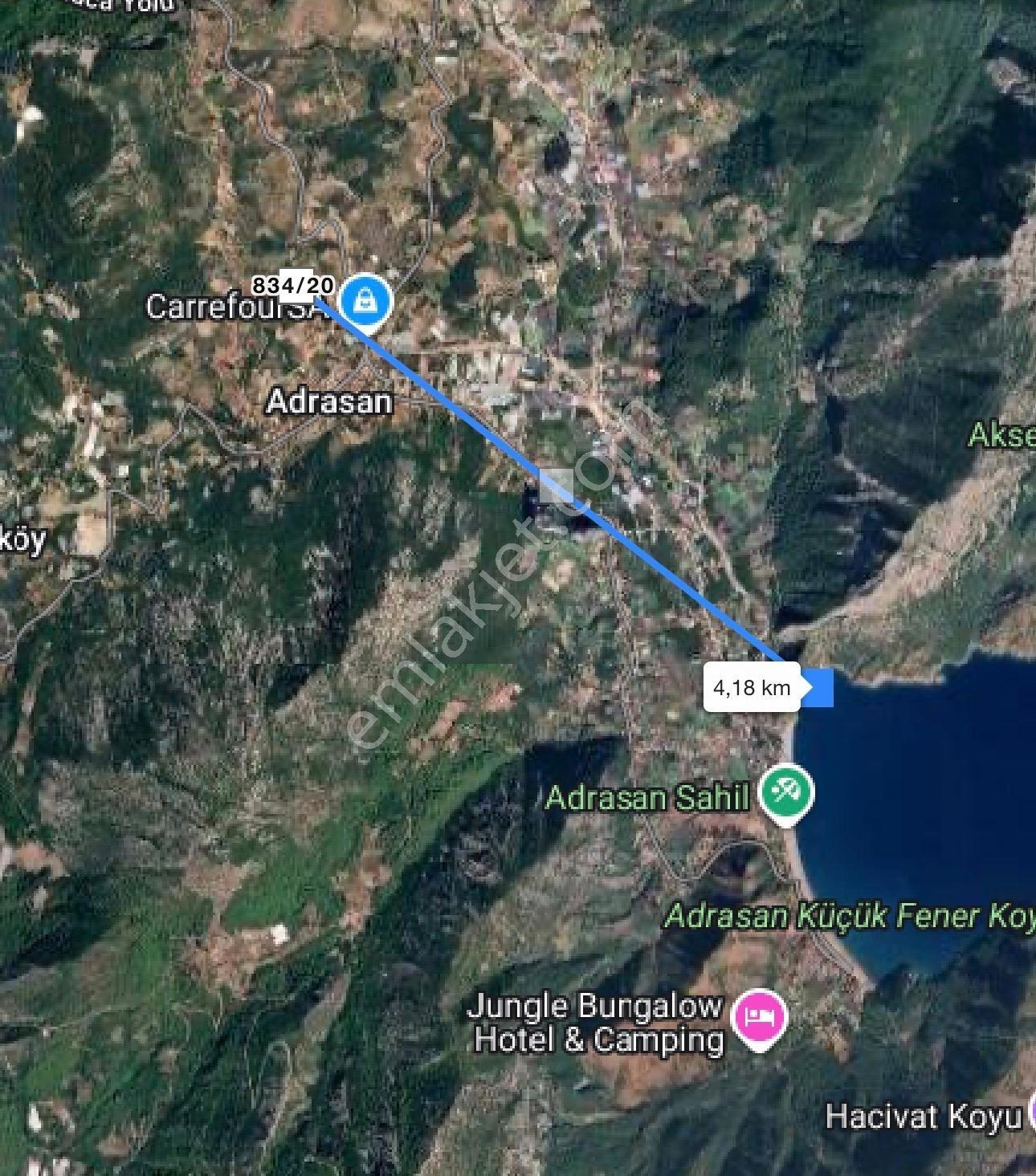 Adrasan Tek Tapu Satılık Tarla