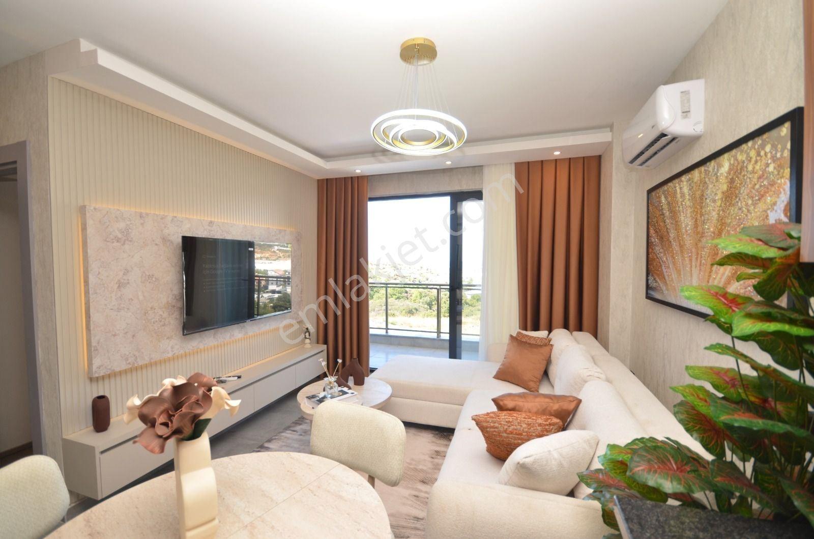 Alanya Demirtaş'ta Deniz Ve Havuz Manzaralı Mobilyalı 1+1 Daire — fotoğraf 3