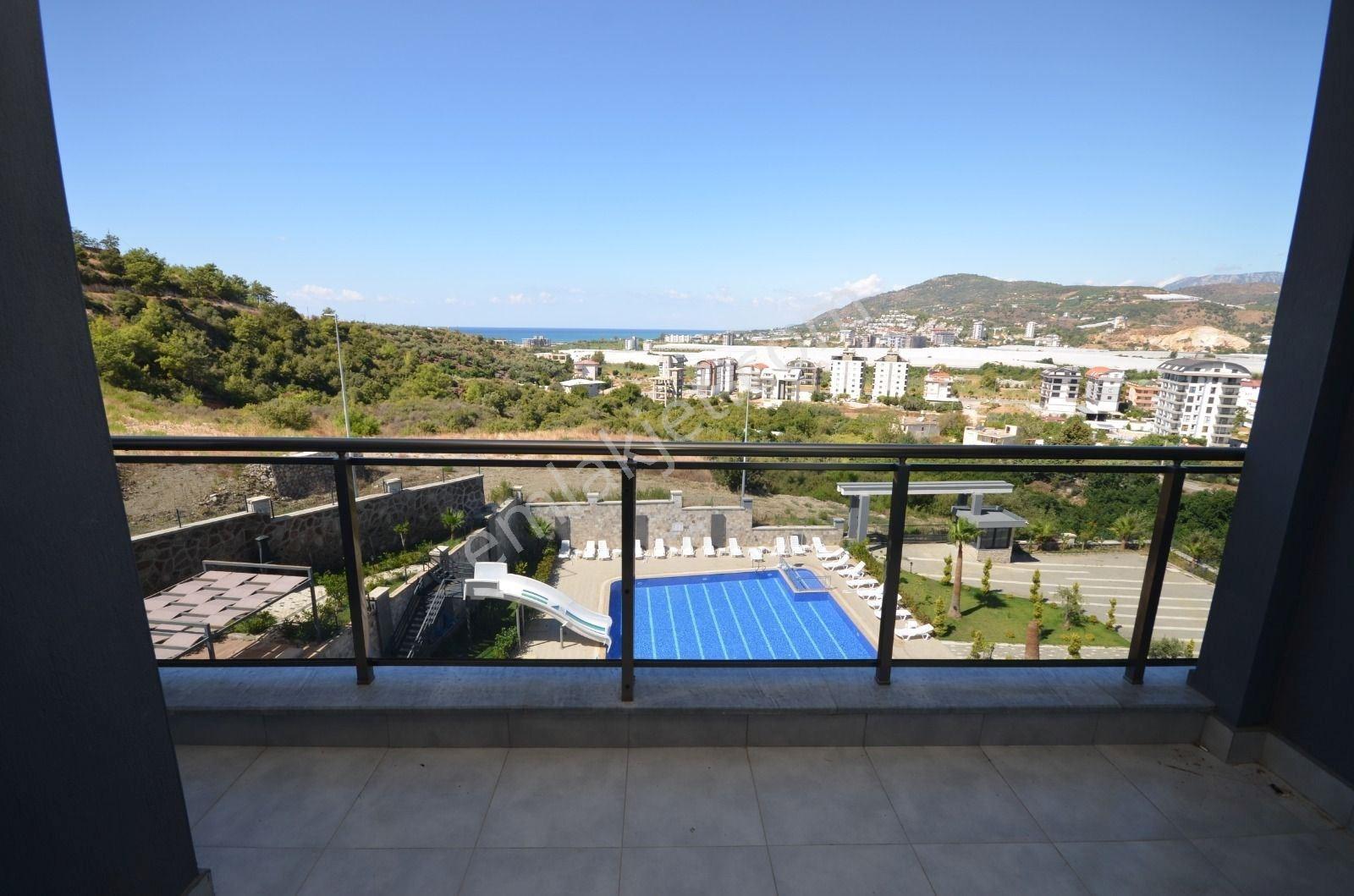 Alanya Demirtaş'ta Deniz Ve Havuz Manzaralı Mobilyalı 1+1 Daire — fotoğraf 12