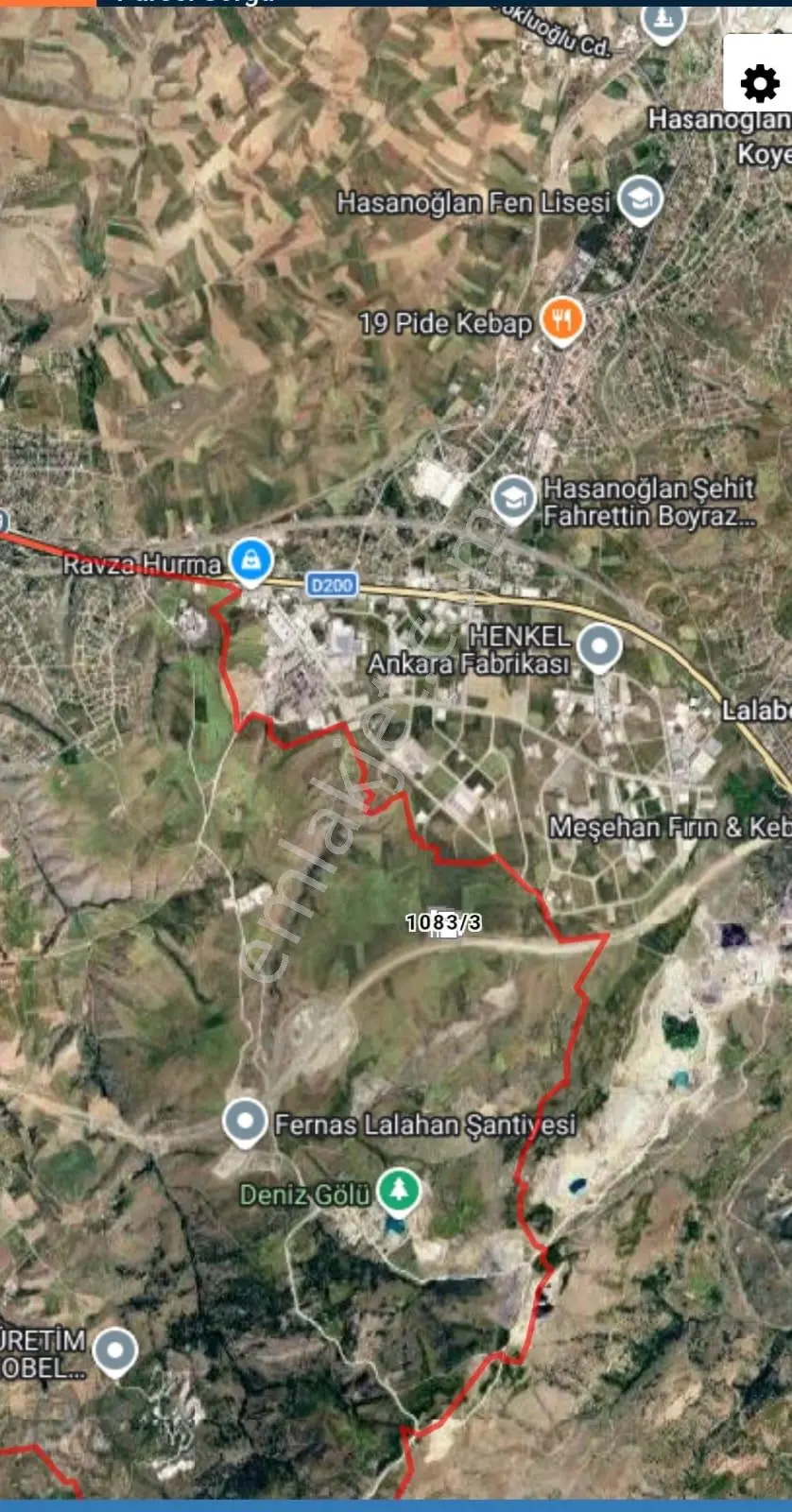 Hasanoğlan Osb Yanı Karşıyaka/lalahan 500 Metre Sanayi Arsası — fotoğraf 3