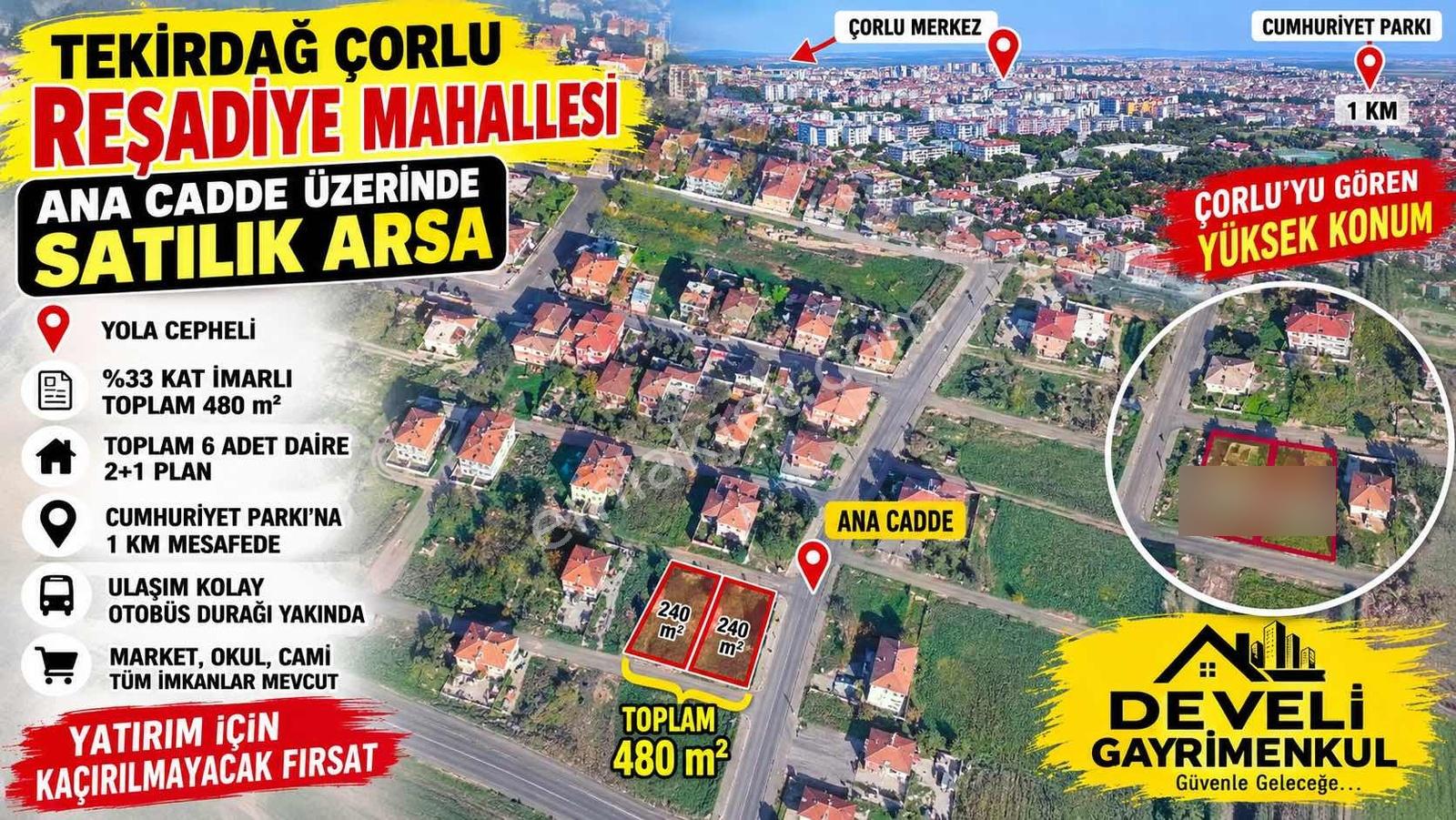 Reşadiye Mahallesinde Kaçırılmayacak Arsa — fotoğraf 2