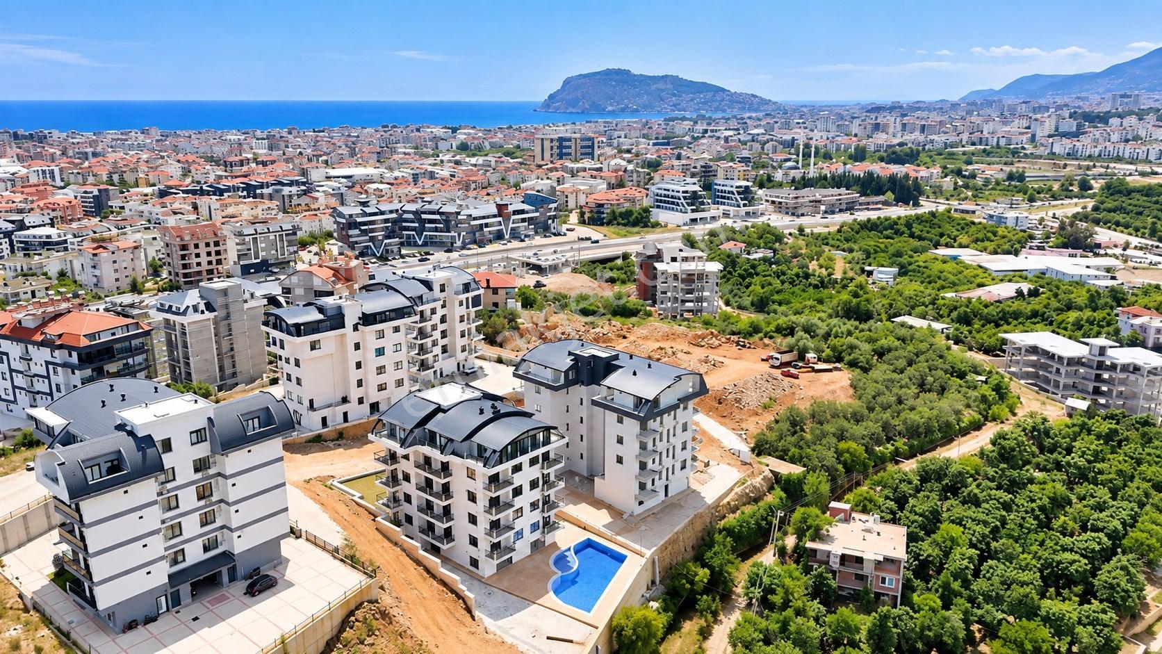 Alanya Oba 1+1 Muhtşem Doğa Manzaraı Satılık Geniş Daire — fotoğraf 5