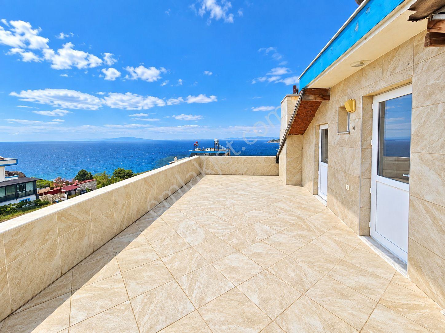 Karaburunda Denize 600 M | 466 M² Bahçeli | Manzaralı 6+1 Villa — fotoğraf 31