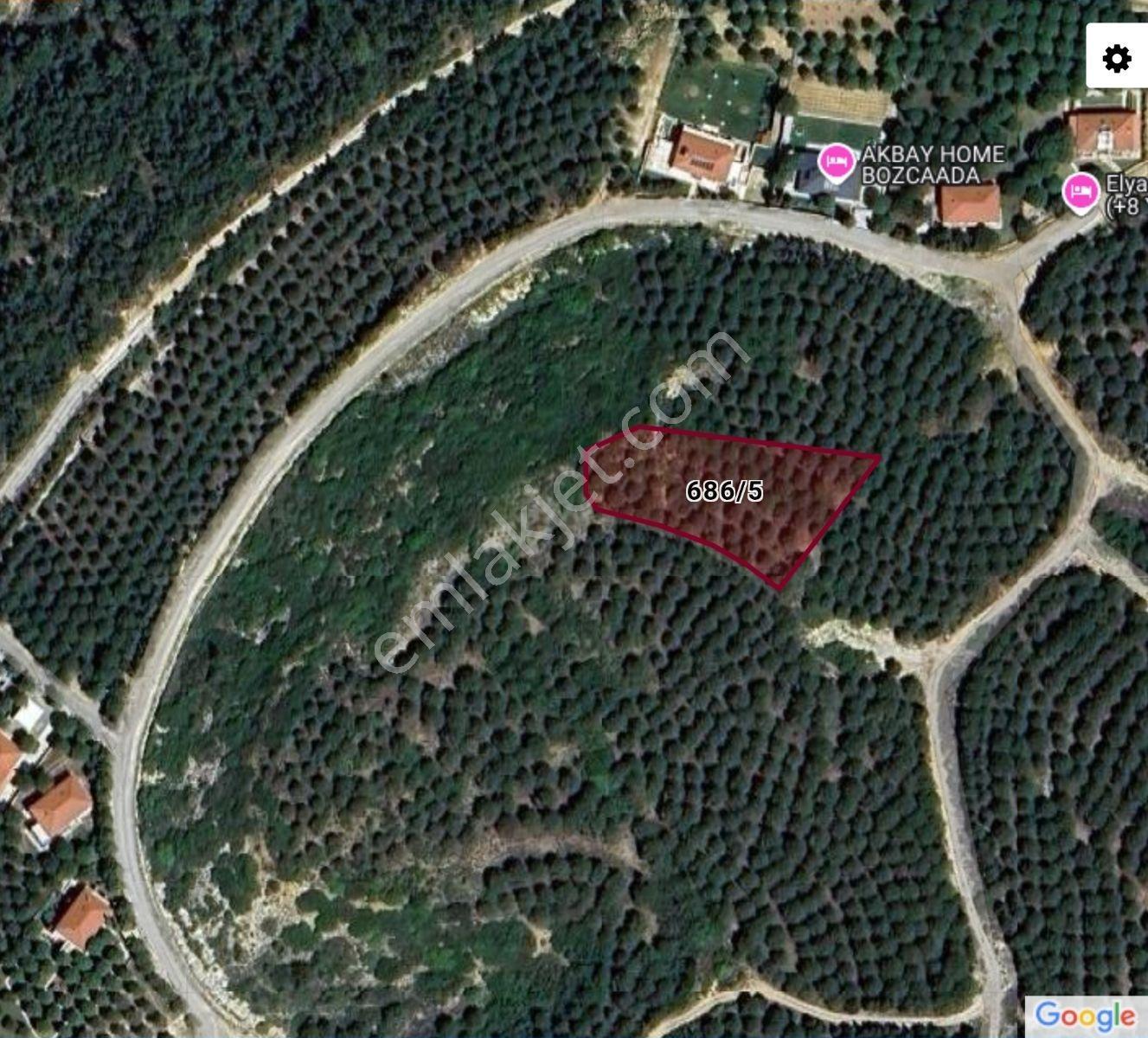Bozcaada Alaybey'de 2.123 M² Satılık Arsa — fotoğraf 9